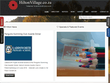 Tablet Screenshot of hiltonvillage.co.za